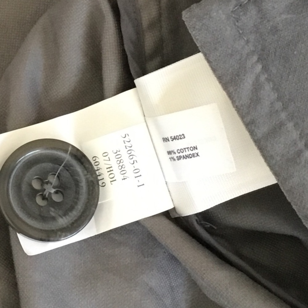 SALE 🔥 Gap Gray Velvet Crop Jacket Blazer 3/4 Sleeve NWT - Picture 7 of 9